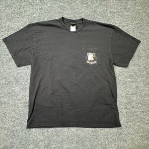 Iron Valley Eagle Harley Davidson Pocket T-Shirt Mens XL Black Comfy Graphic Tee
